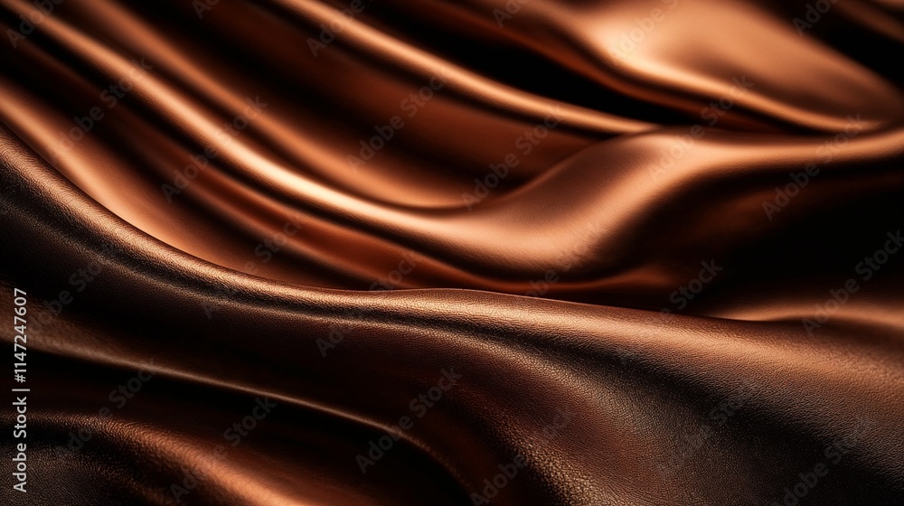 Obraz premium Abstract brown leather surface with luxurious and detailed texture.