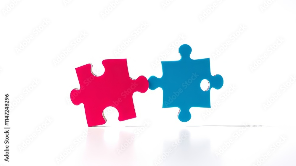 Business Education Jigsaw Puzzle Pieces - High Resolution AI Photo Business Education Jigsaw Puzzle Pieces - High Resolution AI Photo