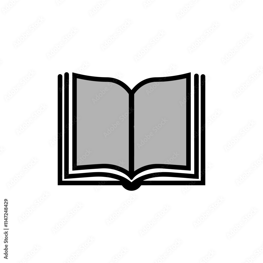 book icon, vectors illustration, symbol design book icon, vectors illustration, symbol design