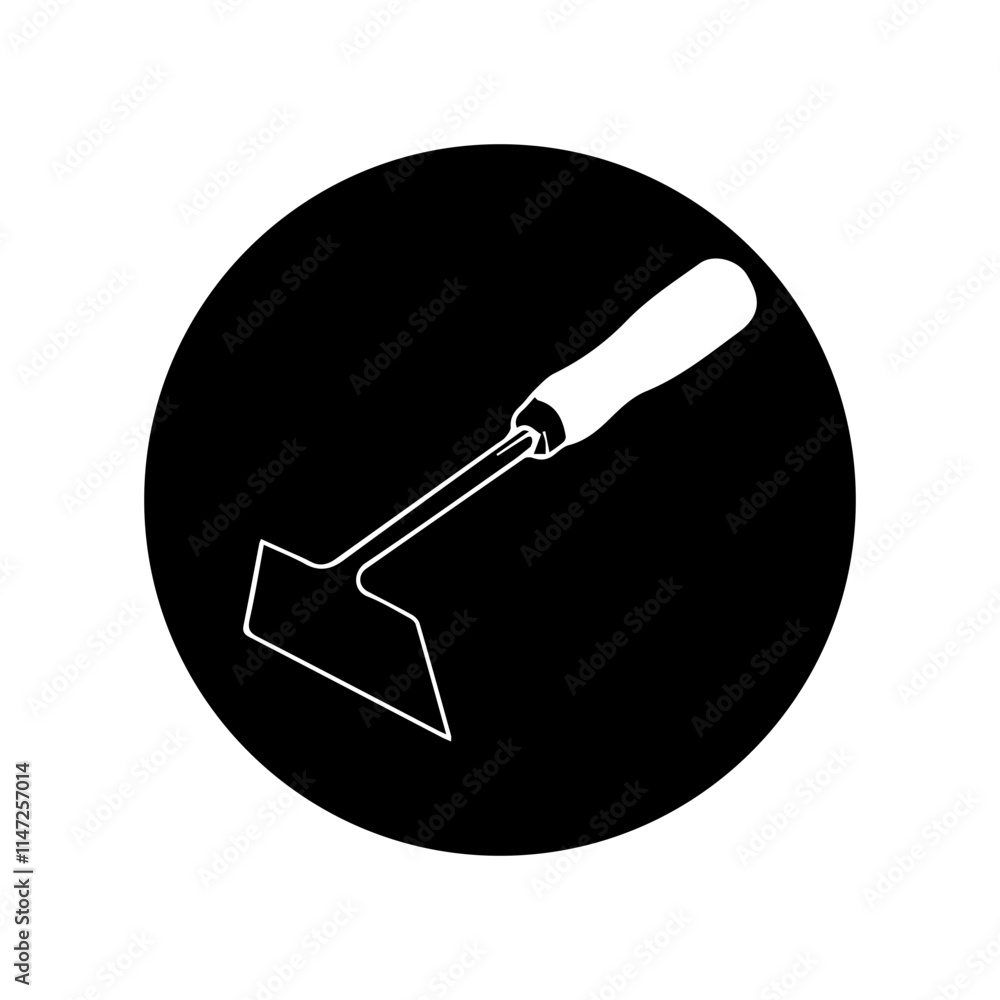 hoe icon, vectors illustration symbol design hoe icon, vectors illustration symbol design