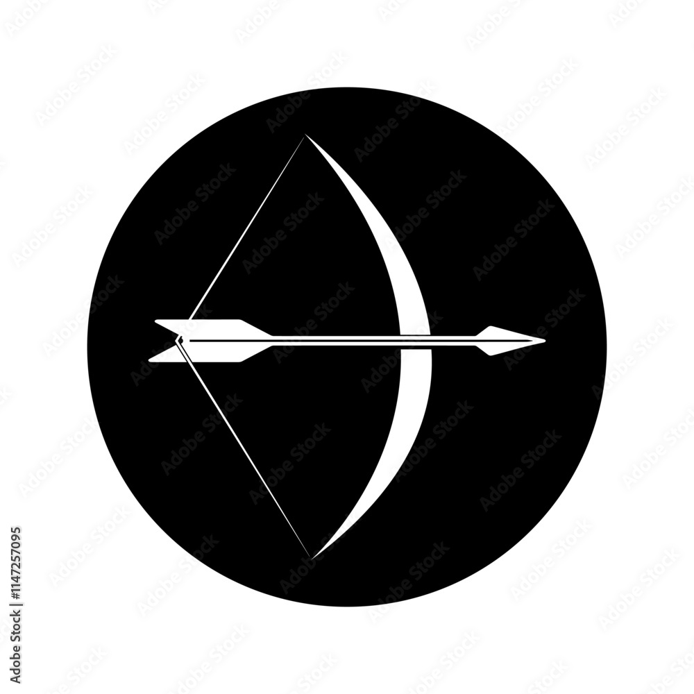bow and arrow icon, vectors illustration symbol design bow and arrow icon, vectors illustration symbol design