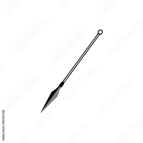 spear icon, vectors illustration symbol design