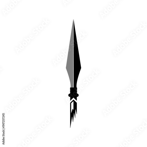 spear icon, vectors illustration symbol design