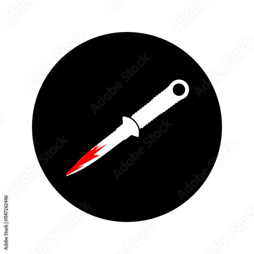 knife icon, vectors illustration symbol design