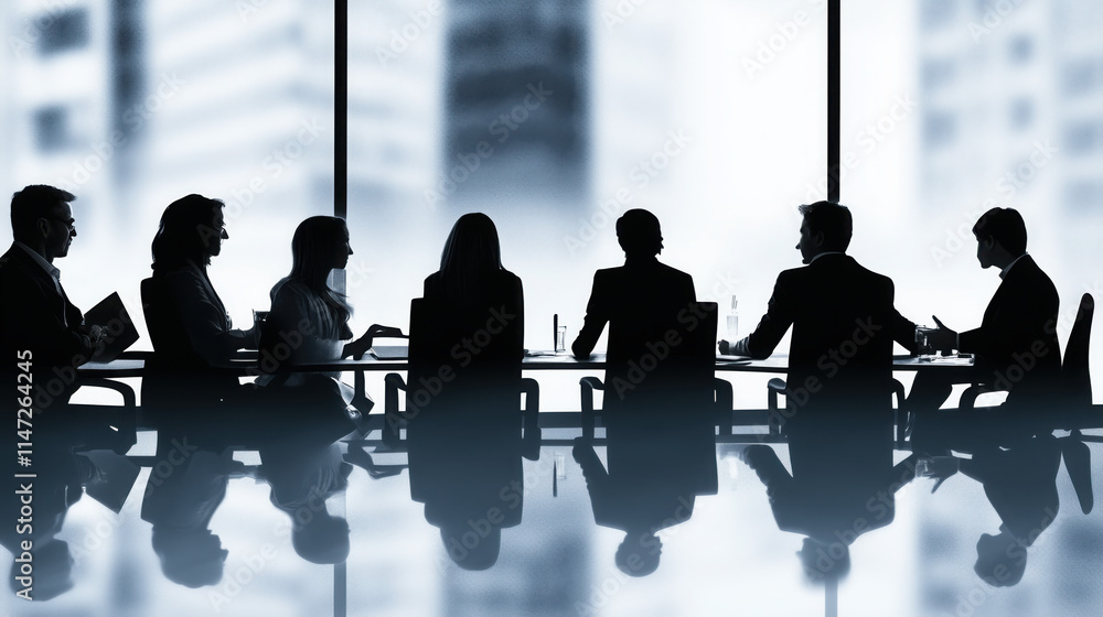 Team of HR Professionals Brainstorming in a Conference Room, Discussing Recruitment, Effective Organizational Culture, and Conflict Resolution Training Team of HR Professionals Brainstorming in a Conference Room, Discussing Recruitment, Effective Organizational Culture, and Conflict Resolution Training