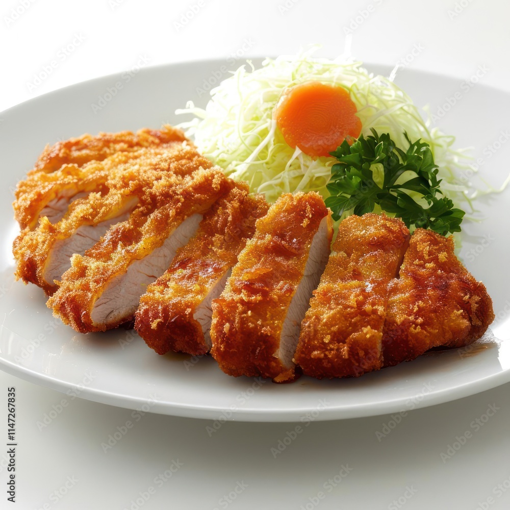 A plate with grilled chicken and salad. A plate with grilled chicken and salad.