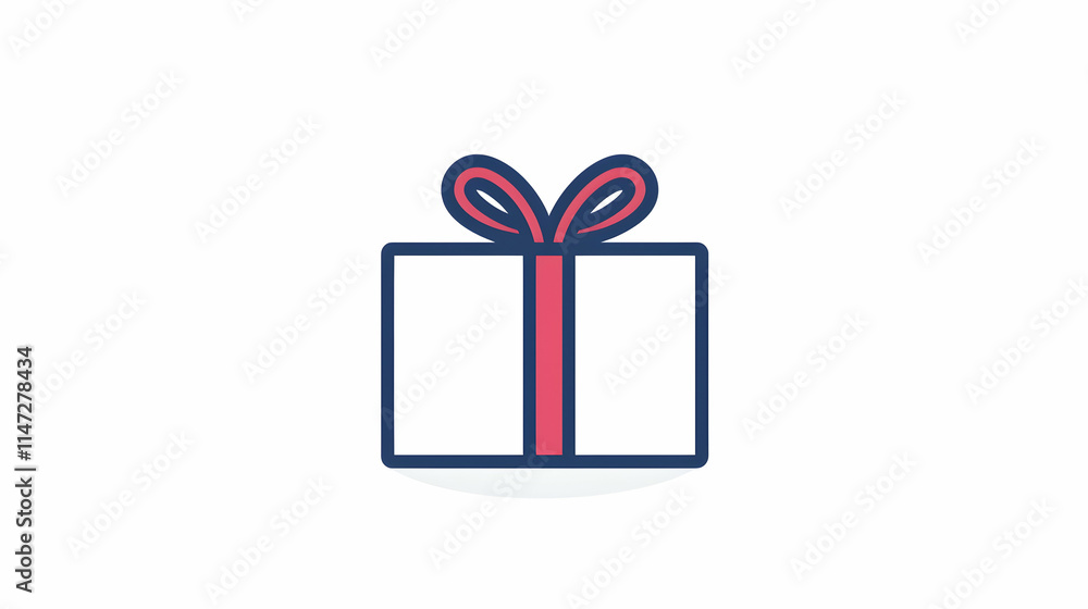 A simple, stylized illustration of a gift box with a ribbon and bow. A simple, stylized illustration of a gift box with a ribbon and bow.