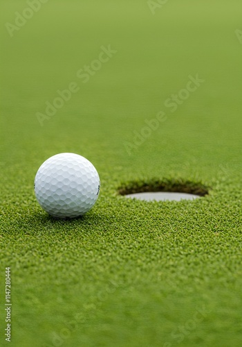 ゴルフボール - ゴルフ場 - 背景素材｜Golf ball - Golf course - Background material