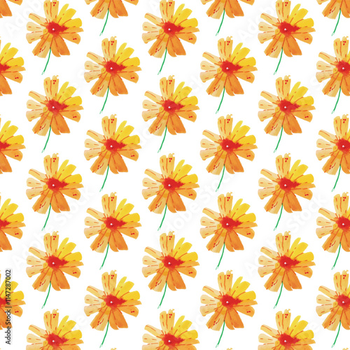 seamless pattern with flowers