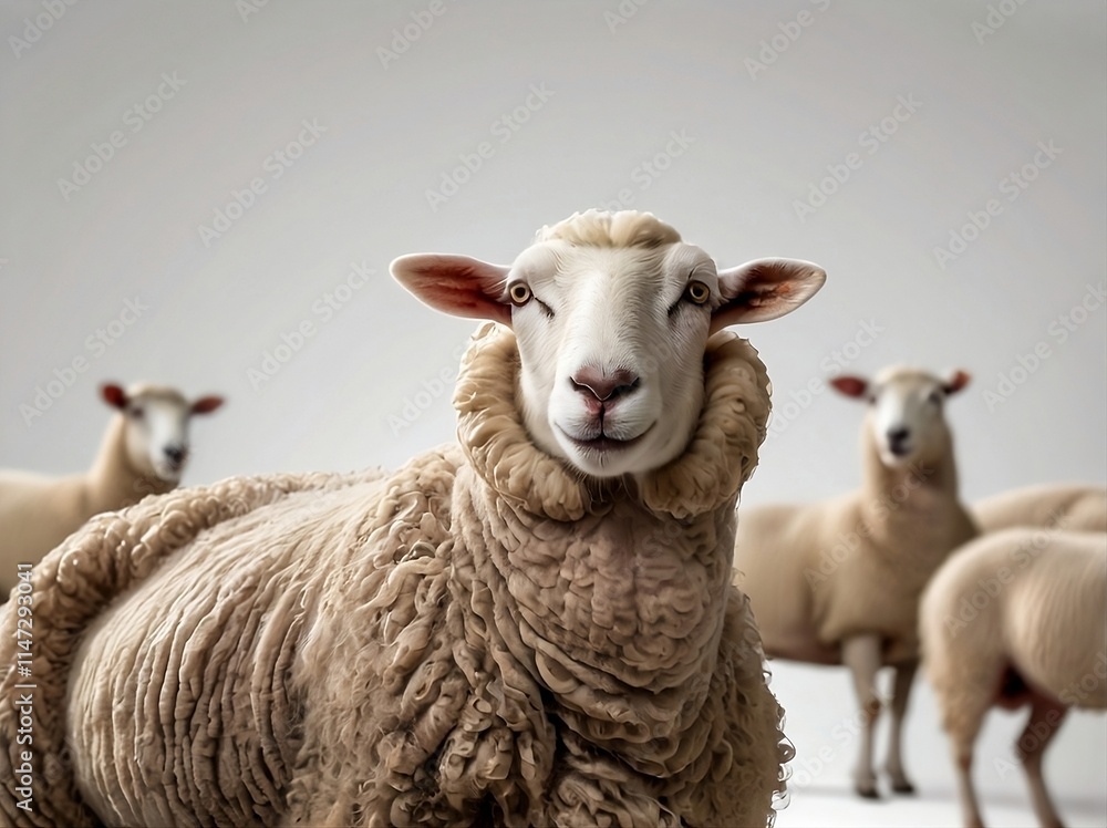 Herd of sheep Herd of sheep