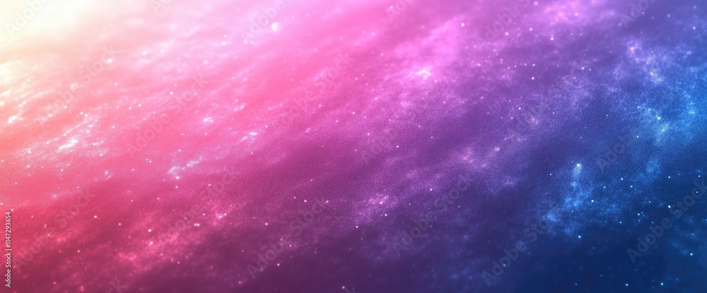 Naklejka premium Abstract Blue, Pink, and Purple Gradient on Black, Colorful Digital Wallpaper Design, Modern Minimalist Background