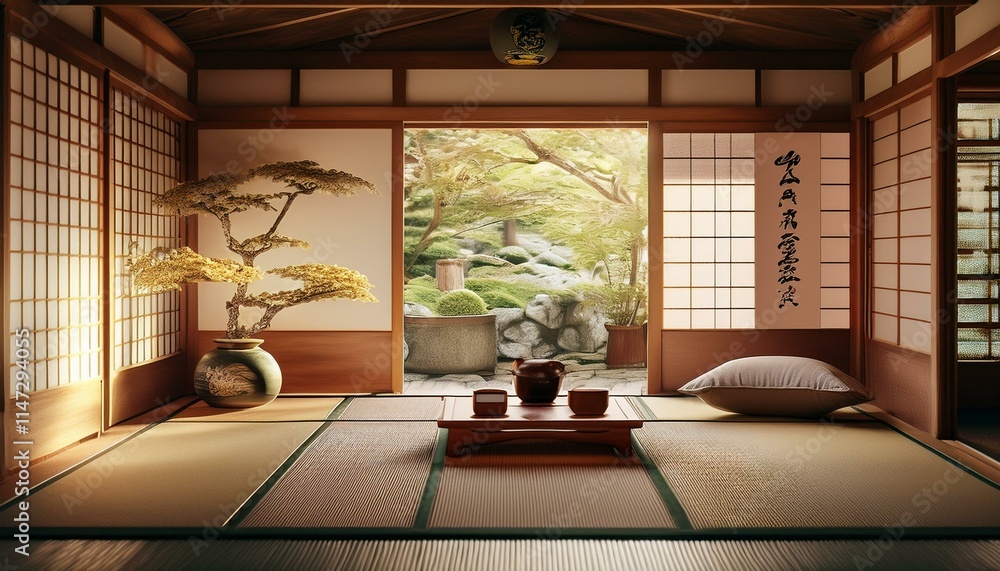 Fototapeta premium A serene escape from daily life.