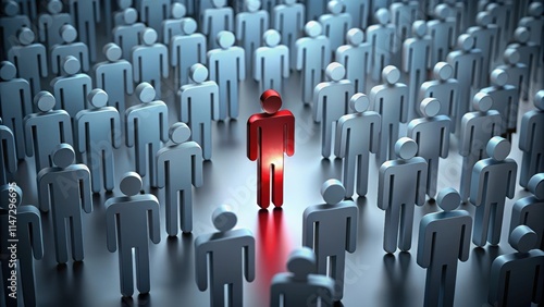 Unique individual standing out from the crowd , nonconformist, iconoclast, rebel, antagonist, defiant
