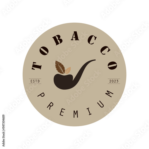 tobacco logo design, for tobacco farming, tobacco warehouse, cigar business, vector