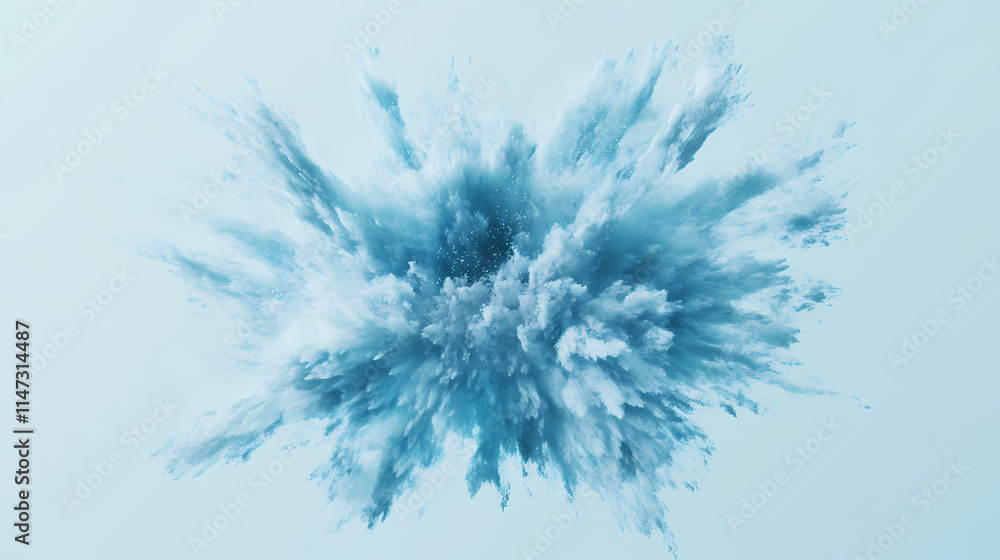 Radiant starburst explosion in the light blue space, kinetic energy, explosion, starburst, radiant. Starburst. Illustration Radiant starburst explosion in the light blue space, kinetic energy, explosion, starburst, radiant. Starburst. Illustration