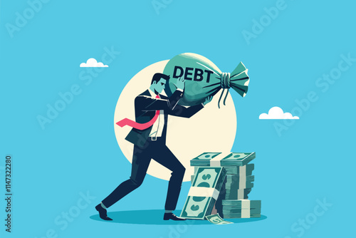 Carrying the Weight of Debt, A Struggle Against Financial Burden