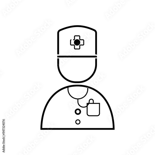  a doctor item vector icon