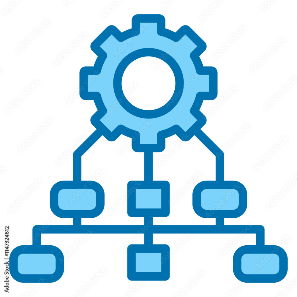 Process Mapping Icon Process Mapping Icon