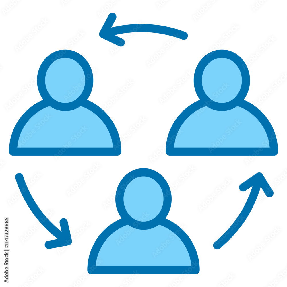 Team Collaboration Icon Team Collaboration Icon