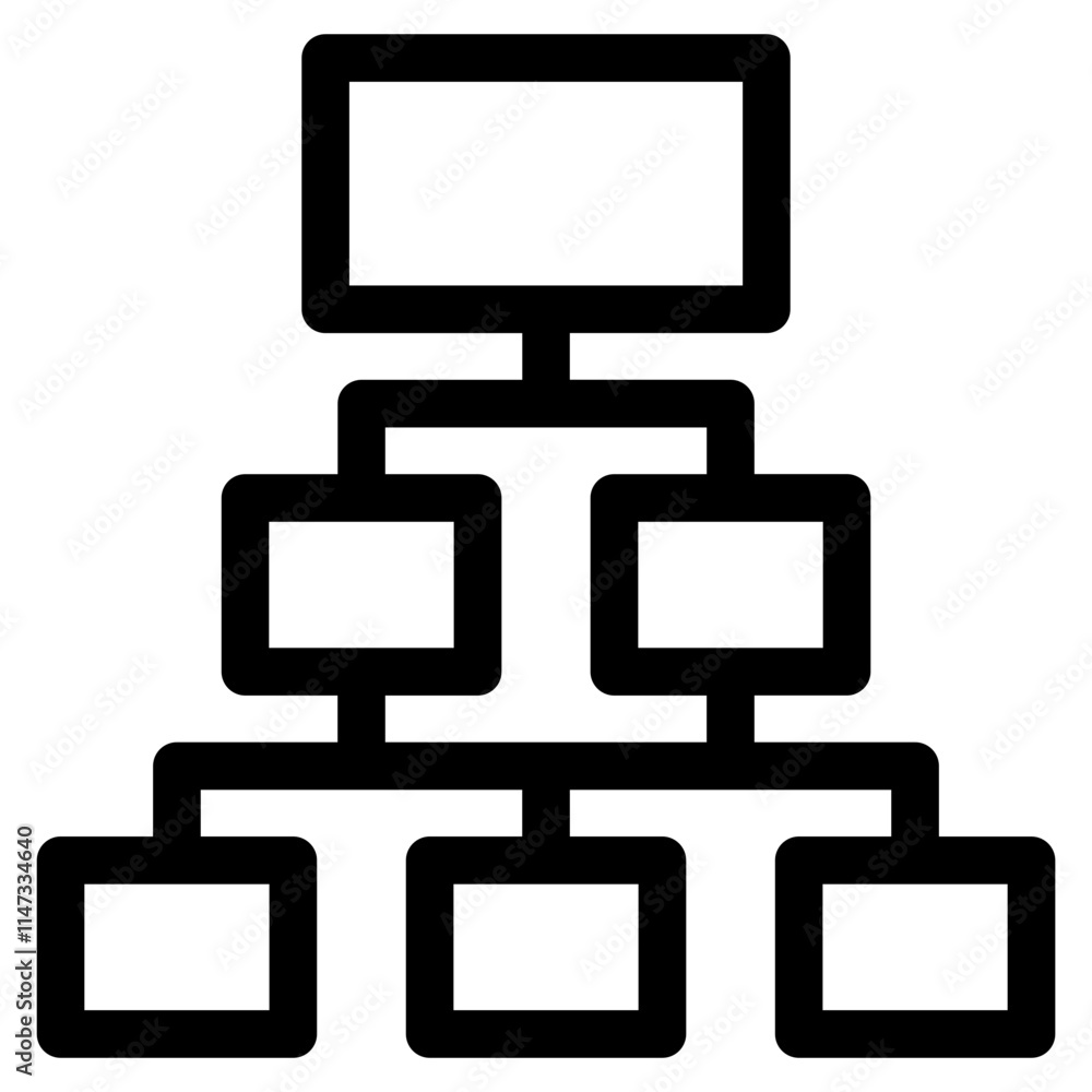 Hierarchy Icon Element For Design Hierarchy Icon Element For Design
