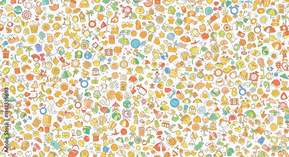 Icon, tiles and symbols, graphic design backgrounds, ai generative elements Icon, tiles and symbols, graphic design backgrounds, ai generative elements
