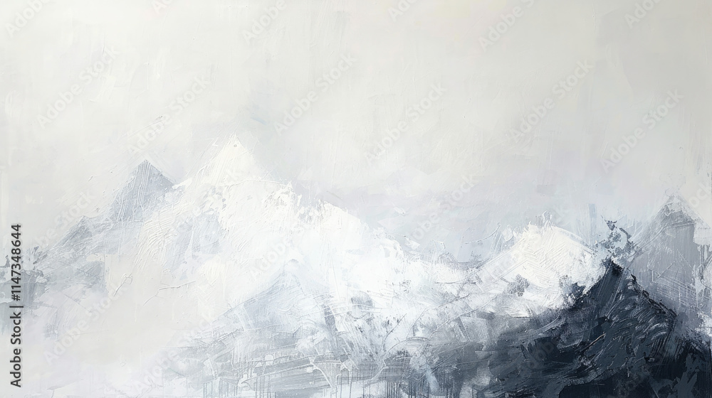 Obraz premium snow covered mountains