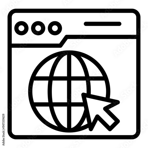 Website Icon Element For Design