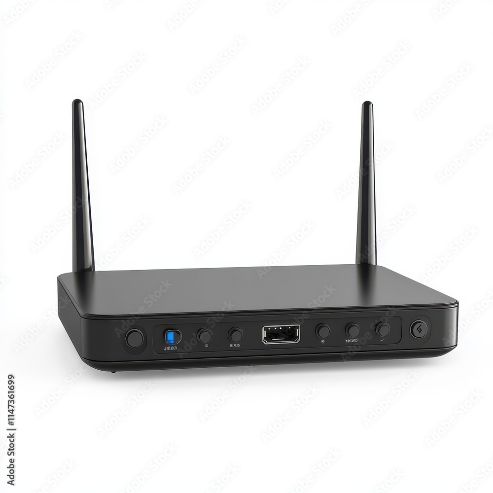 3D Router Isolated and White Background 3D Router Isolated and White Background