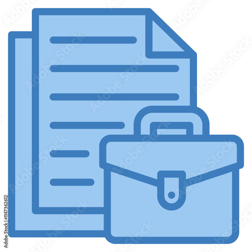 Business Document Icon Element For Design