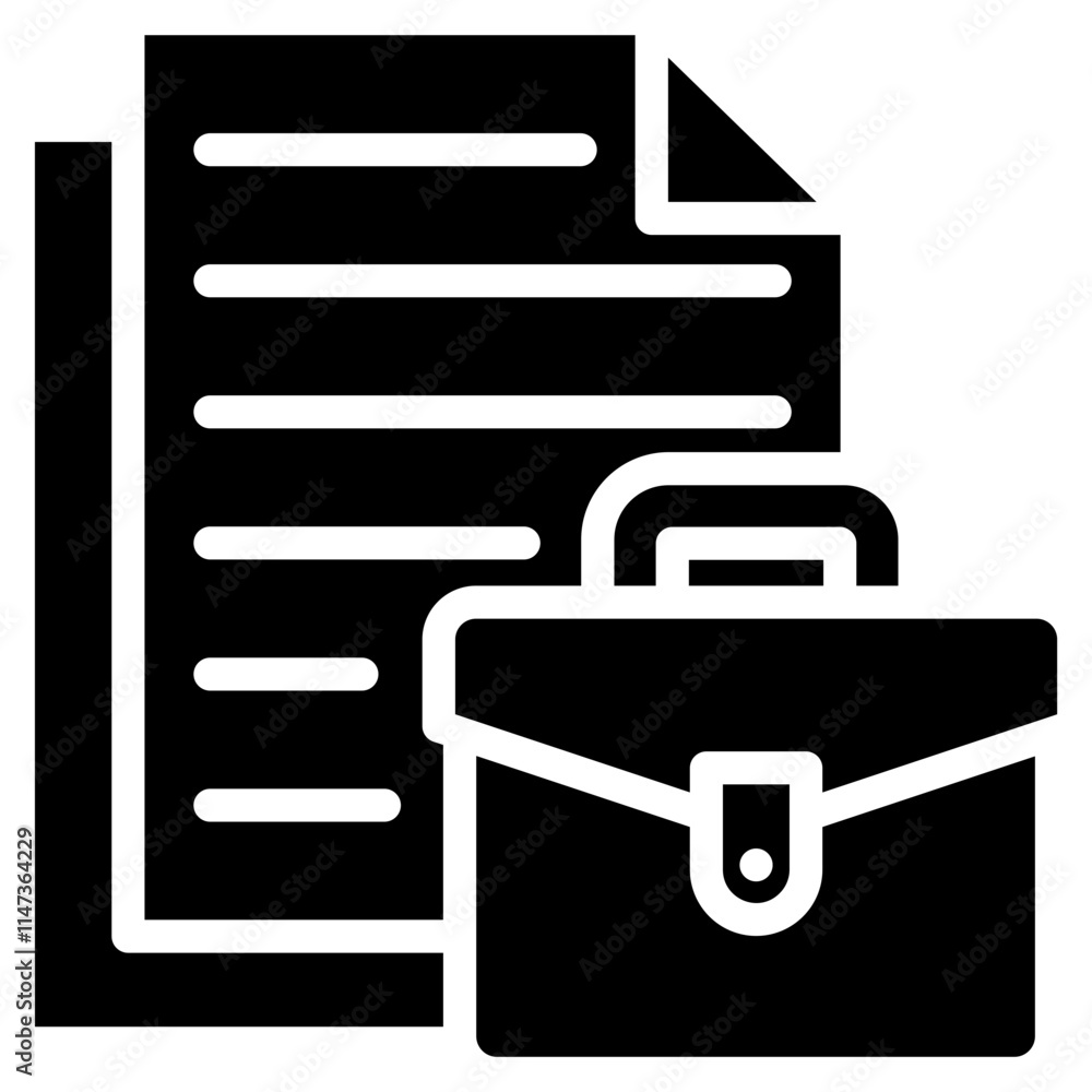 Business Document Icon Element For Design Business Document Icon Element For Design