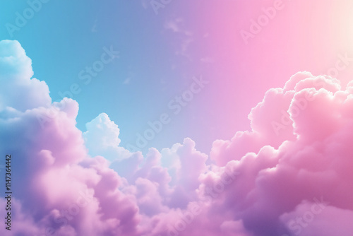 Colorful Cloudscape Pink And Blue