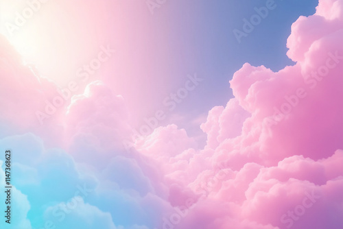 Surreal Sky With Colorful Clouds