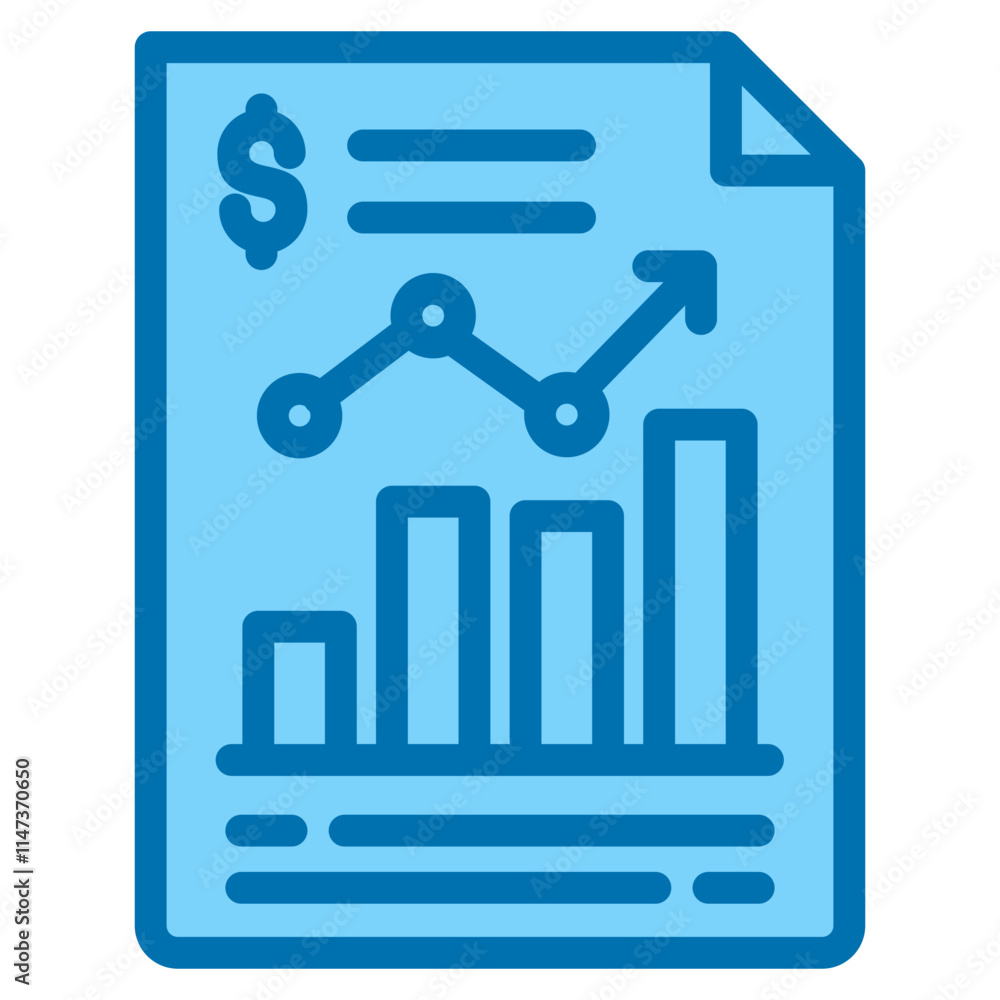 Financial Report Icon Financial Report Icon