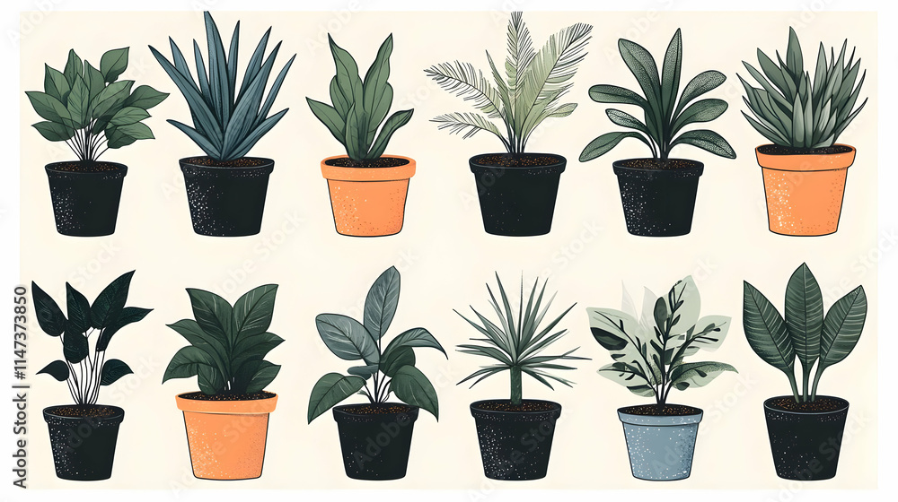 Potted Plants Flourish Beautifully Indoors Potted Plants Flourish Beautifully Indoors