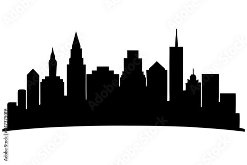 new york city skyline silhouette
