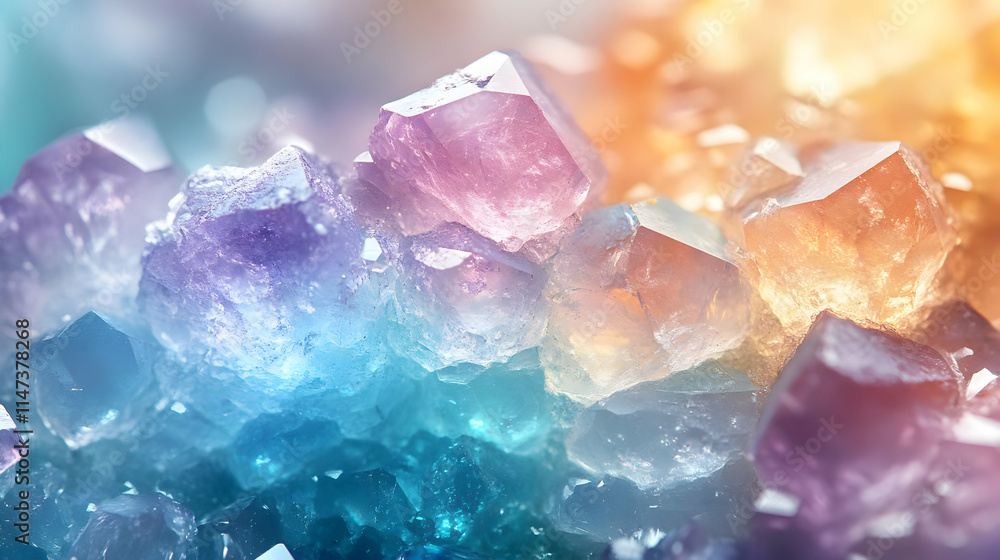 Crystals Shine Brightly: A Colorful Gemstone Display Crystals Shine Brightly: A Colorful Gemstone Display