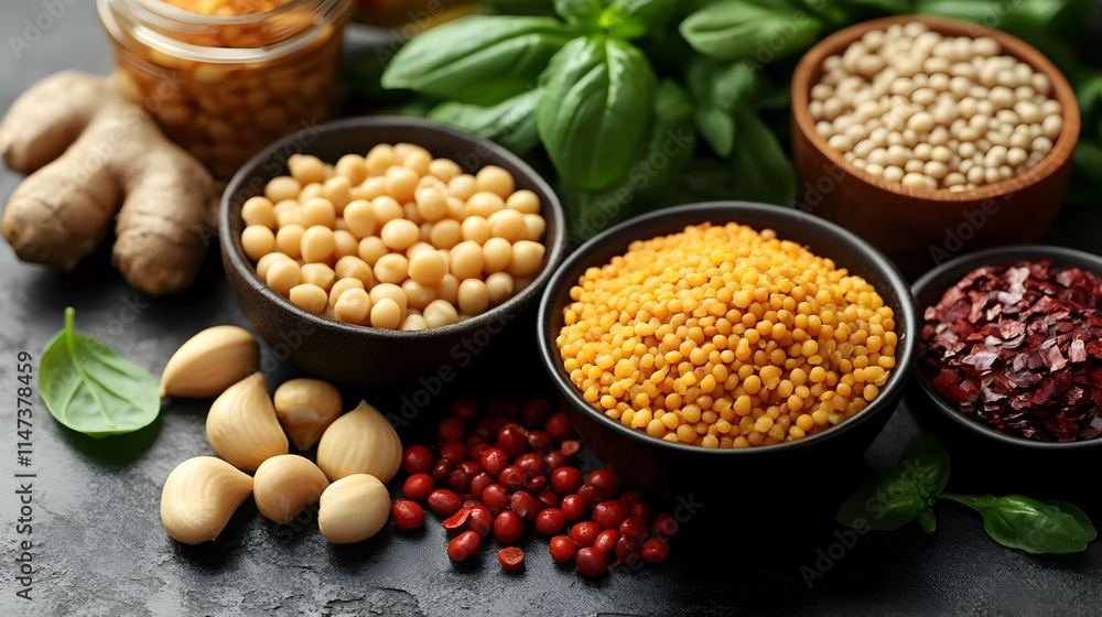 Spices and Legumes Combine for Flavorful Dishes Spices and Legumes Combine for Flavorful Dishes