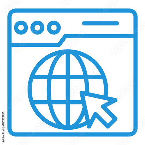 Website Icon Element For Design