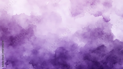 Lavender background with watercolor wash in purple shades