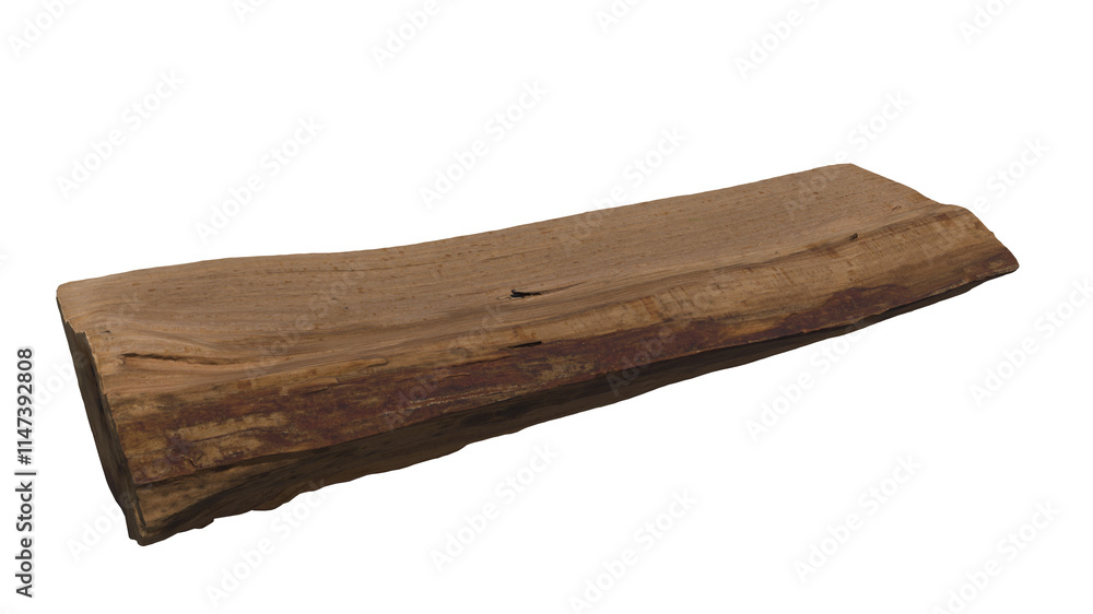 Fototapeta premium firewood 3d isolated on transparant background