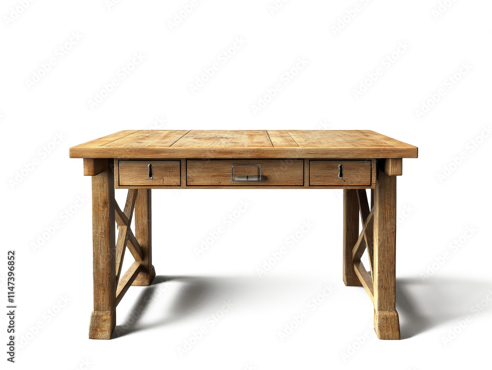 Realistic 3d design of real working table isolate on transparent background Realistic 3d design of real working table isolate on transparent background