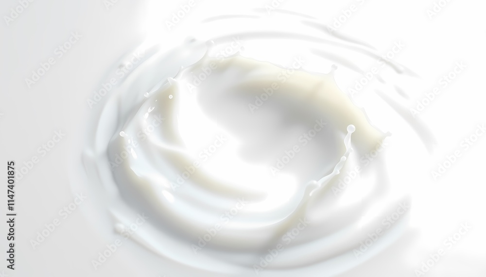 Close up of a milk splash forming a crown shape. Close up of a milk splash forming a crown shape.