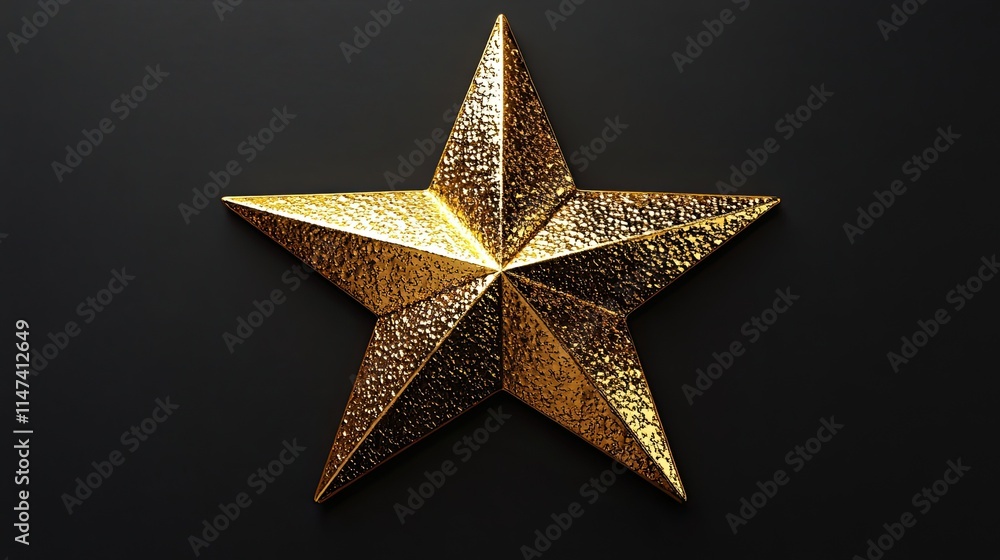 Gold star isolated on a transparent background. Gold star isolated on a transparent background.