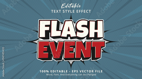 Flash Event Editable Text Effect