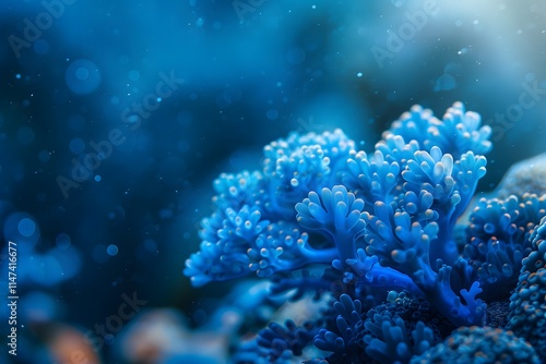 Blue Coral Underwater Macro