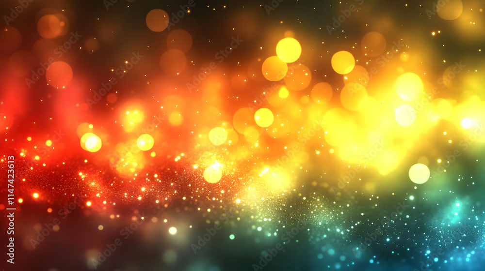 Vibrant Hues: Sparkling Lights Dance and Shimmer Vibrant Hues: Sparkling Lights Dance and Shimmer