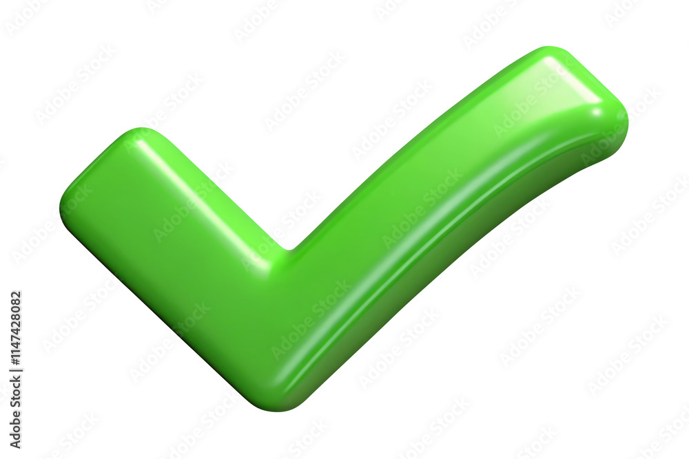 check mark button plastic 3d icon in cartoon plastic style minimal isolated on transparent white background, clipping path check mark button plastic 3d icon in cartoon plastic style minimal isolated on transparent white background, clipping path
