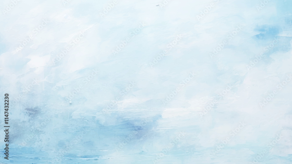 Fototapeta premium clear blue sky with a few clouds. The sky is very bright and the clouds are scattered throughout, International day of clean air for blue skies concept: Abstract white cloud and blue sky in sunny day