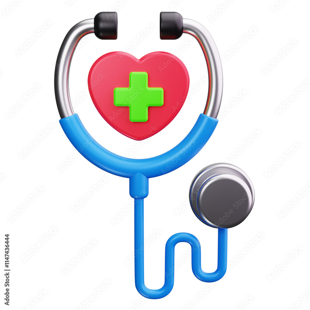 Fototapeta premium doctor 3d render icons