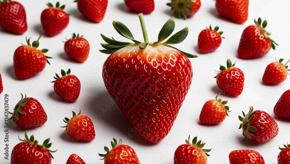 Strawberry isolated in white background Strawberry isolated in white background